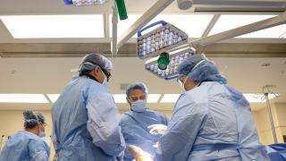 Surgeons in operating room