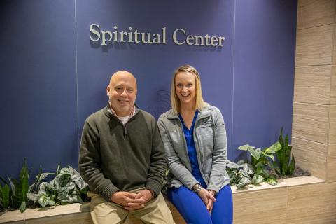 Chaplain David Hottinger & Alicia Bravo