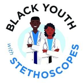 Black Youth with Stethoscopes
