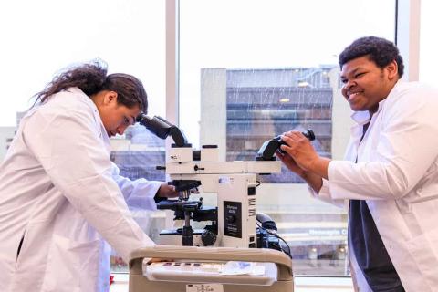 stethoscope, american indian youth with stethoscopes, aiys, educating american indian youth in healthcare, healthcare seminar for indian youth