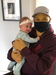 Brent Worwa with his niece