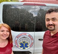 Yan and Lesia Krevchenko, vital supplies, medical supplies, ukraine, refugees, humanitarian support