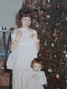 Stephanie volunteers with mother, Stephanie's give-back, volunteer, memories, family, welcome services, compassion