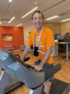 jared murphy during rehabilitation after suffering a heart attack, heart attack, cardiac arrest, widowmaker, hennepin ems, occlusion myocardial infarction