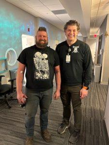 Matthew Hector in HBO with Dr. Masters HOBIT