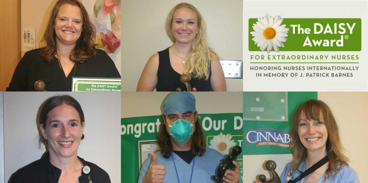 Featured 5 Daisy Winners, 5 Hennepin Healthcare nurses, DAISY Award, nursing award recipients, excellent nursing care award, what award meant to nurses