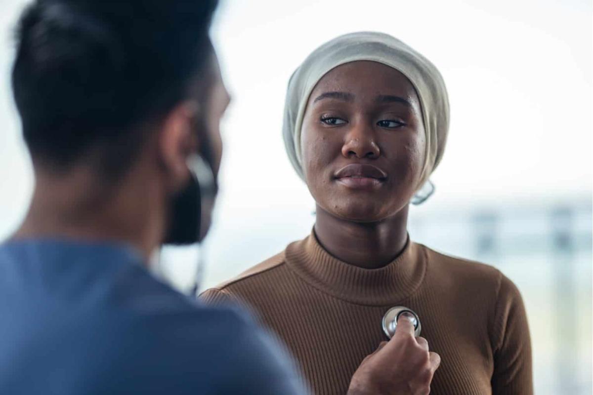 Cardio Oncology woman cancer stethoscope