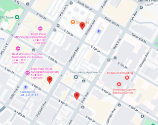 map of hospital parking garages