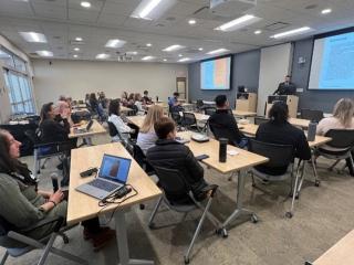 Attendees at the presentation