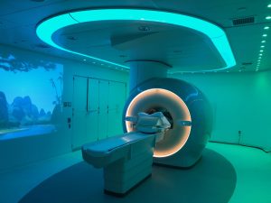 mri with scanner, Hennepin Healthcare Clinic and Specialty Center, fast-scanning MRI, comprehensive imaging services, Philips Ingenia Elition 3.0 MRI, Compressed Sense system