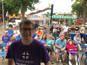 dr hilden at the minnesota state fair, The Fair at Hennepin Healthcare, employee event, 12 days of socially distant fun, minnesota state fair cancelled, social distance