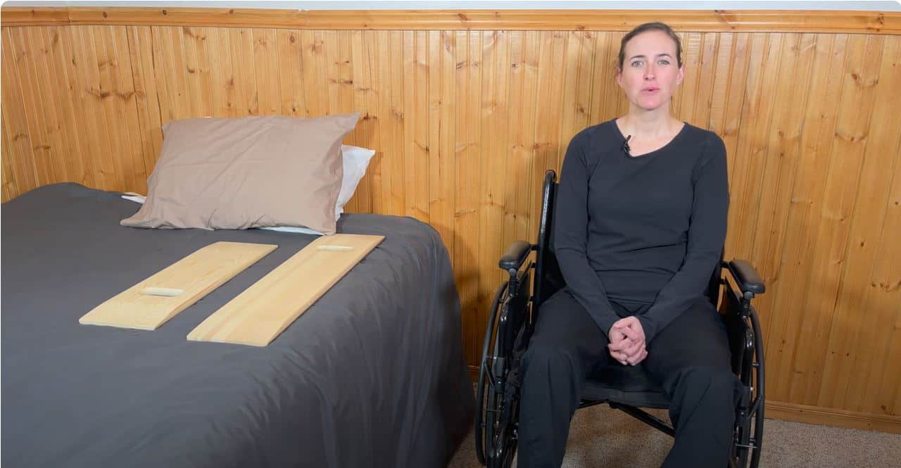 Transfer Sliding Board Wheelchair To And From Bed Knapp video